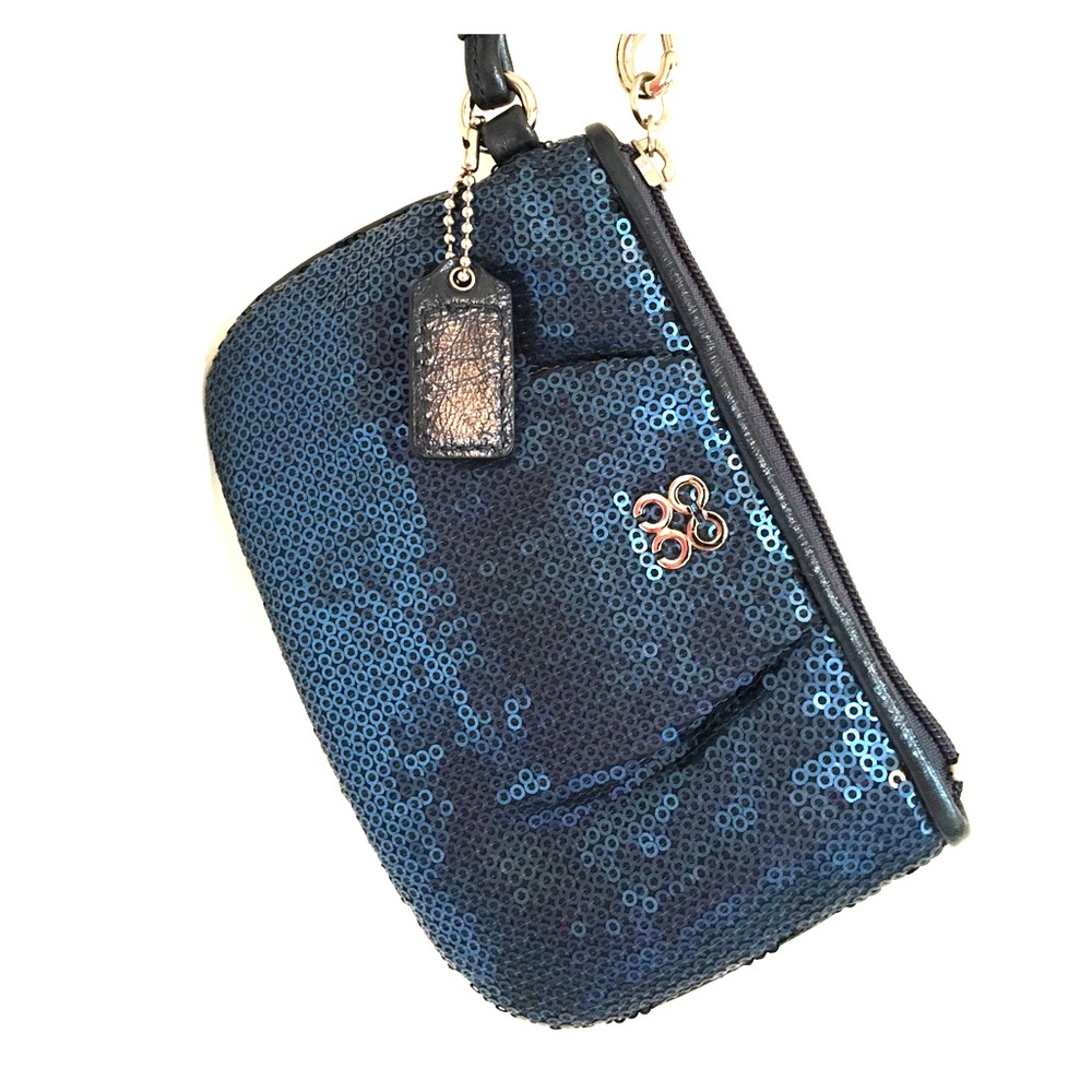 Coach Sequin Wristlet